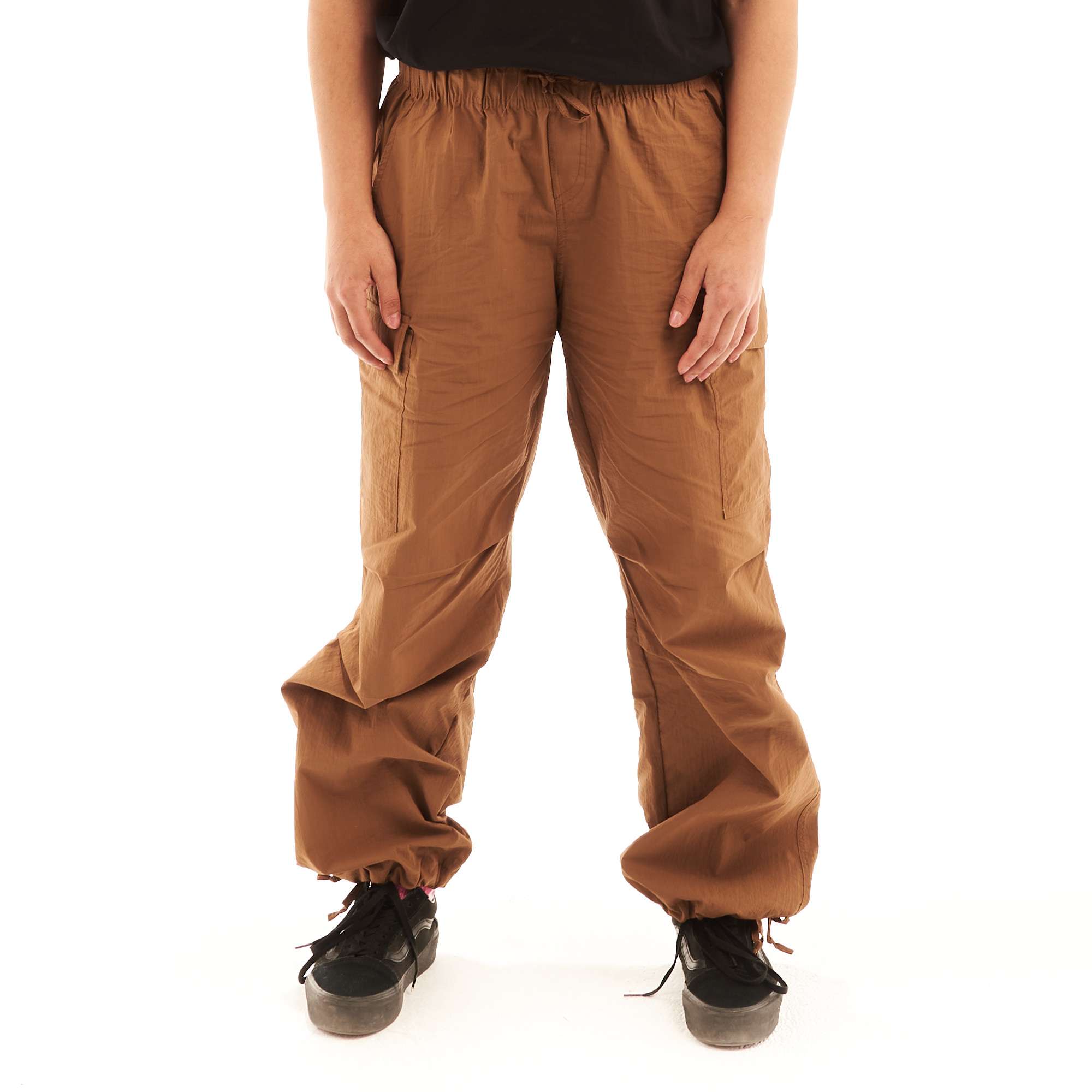 Brown Parachute Pant - Bam Clothing